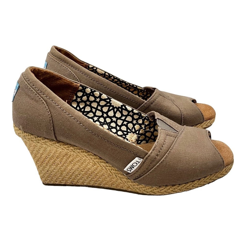 TOMS Espadrille Wedge Sandals